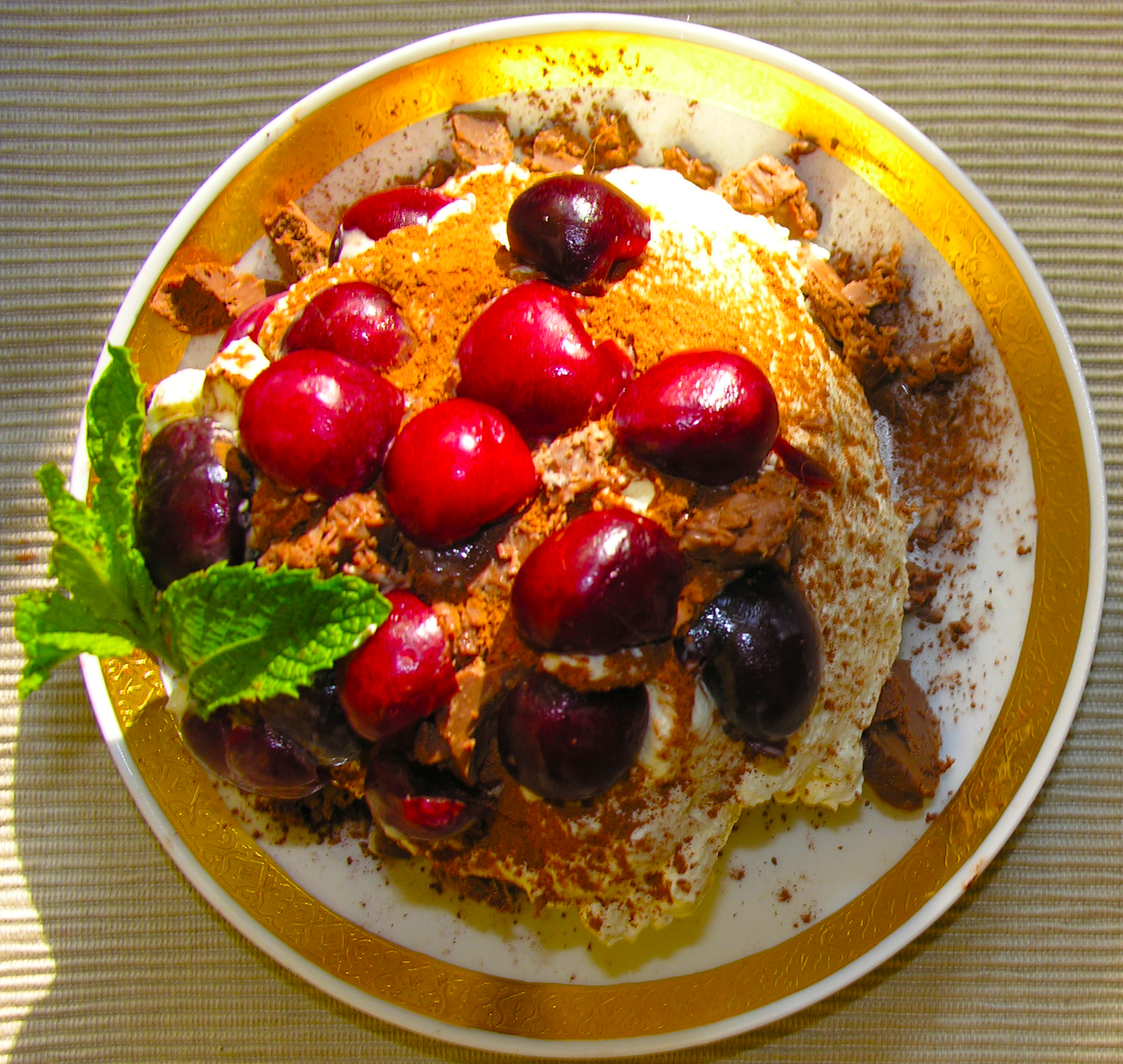 Enter the world of the new enchanted black forest pavlova