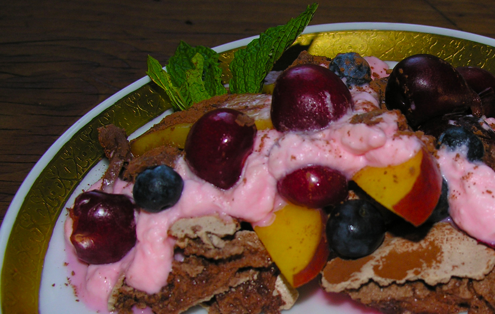 Enter the world of the new enchanted black forest pavlova