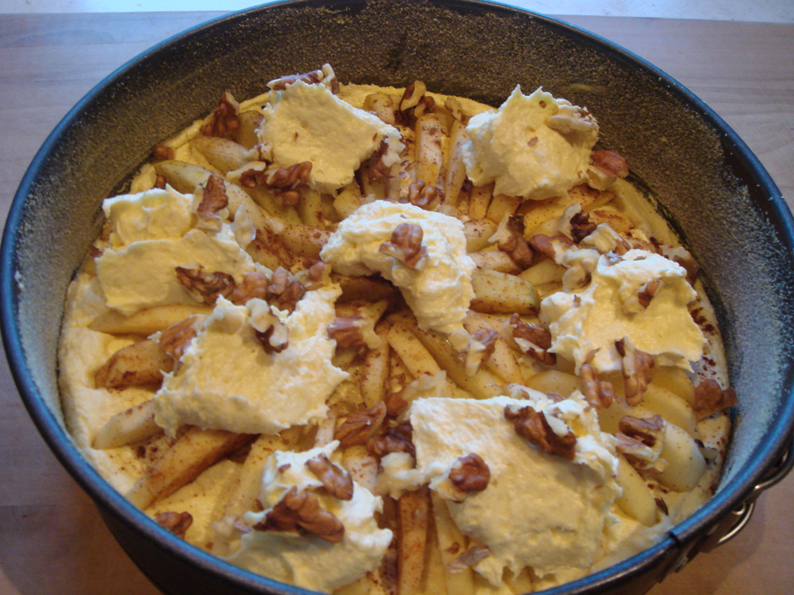 Apple Cake with Walnuts