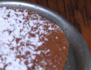 "Pfeffernusse" or  peppernut cookies with cranberries