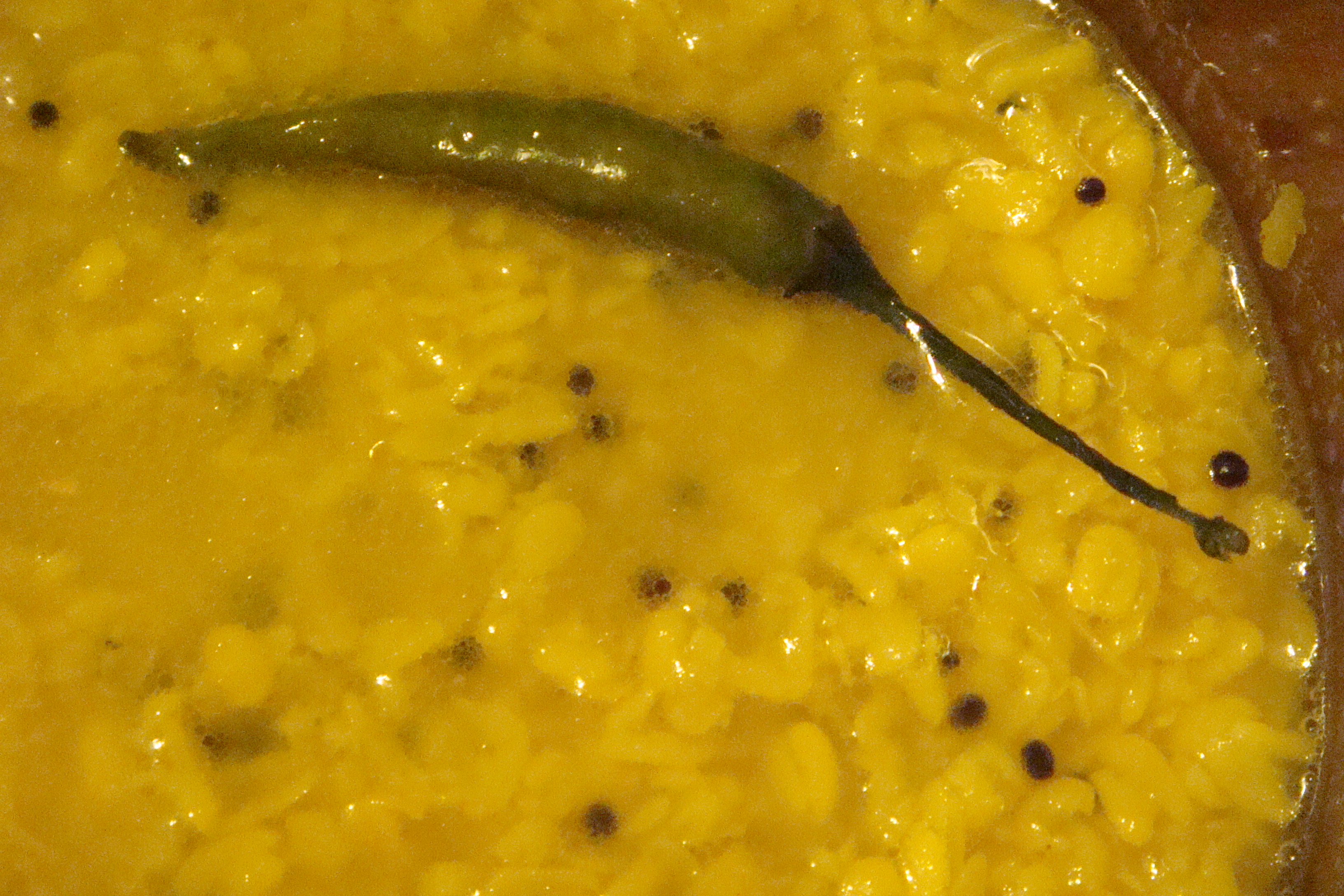 Mung lentils with rice