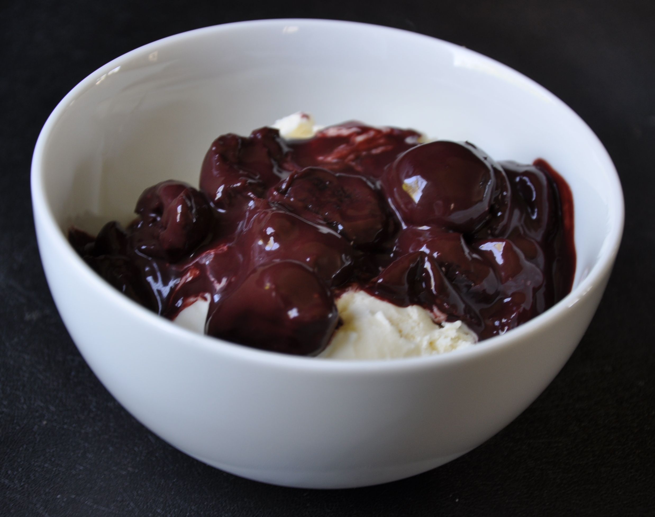 Chocolate and Cherry Sauce