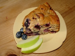 Blueberry_applecake