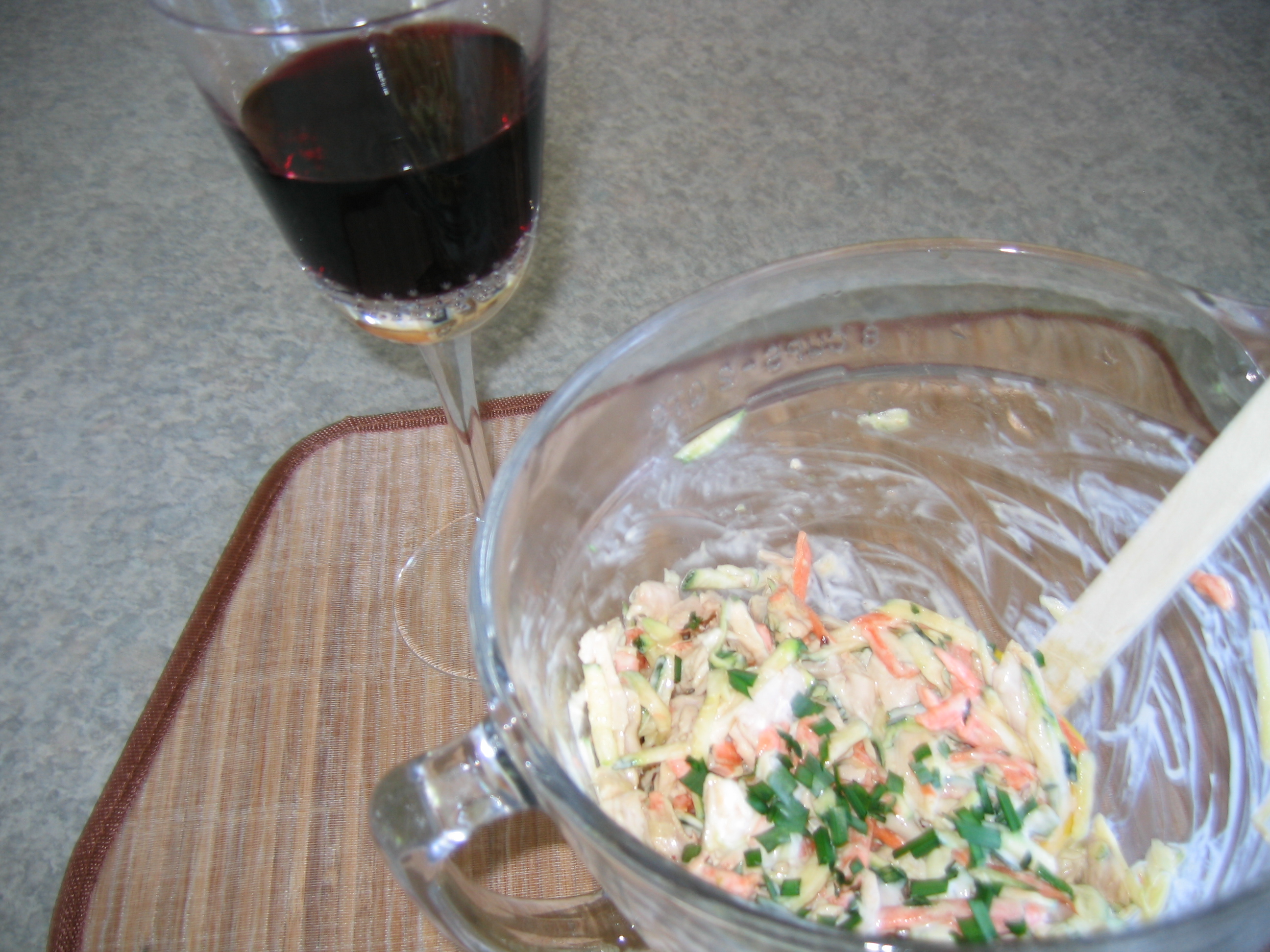 Summer Squash Chicken Salad