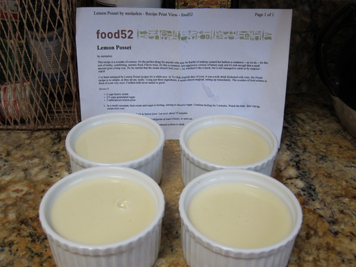 Limoncello Posset