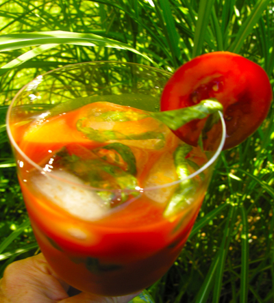 Herbal or citrus ice