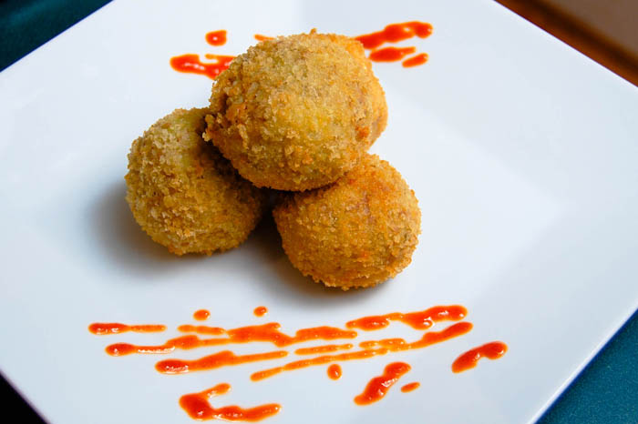 Deep Fried Pork & Potato Balls