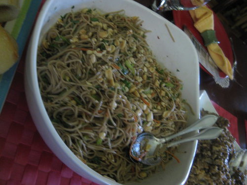 Sesame Noodles with Thai Basil