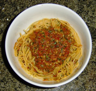 Pesto-y Tomato Sauce 
