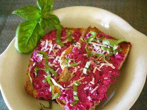 Baby Beet & Basil Spread