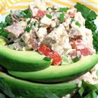 Basil Chicken Salad with Bacon and Tomatoes