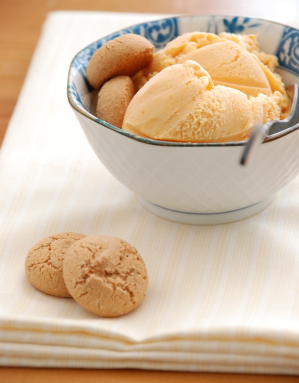 Apricot-Basil Ice Cream