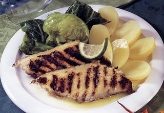 Peixe-espada-grelhado