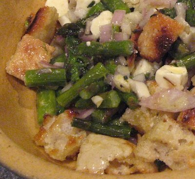 Swordfish & Asparagus Bread Salad