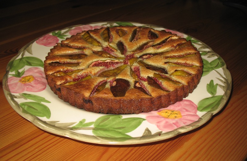 Snappy Gingered Fig Tart