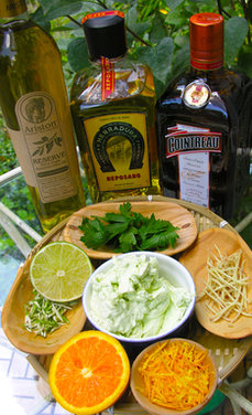 Grilled Ginger Margarita Swordfish with Tequila Lime and Orange Zest Homemade Butter