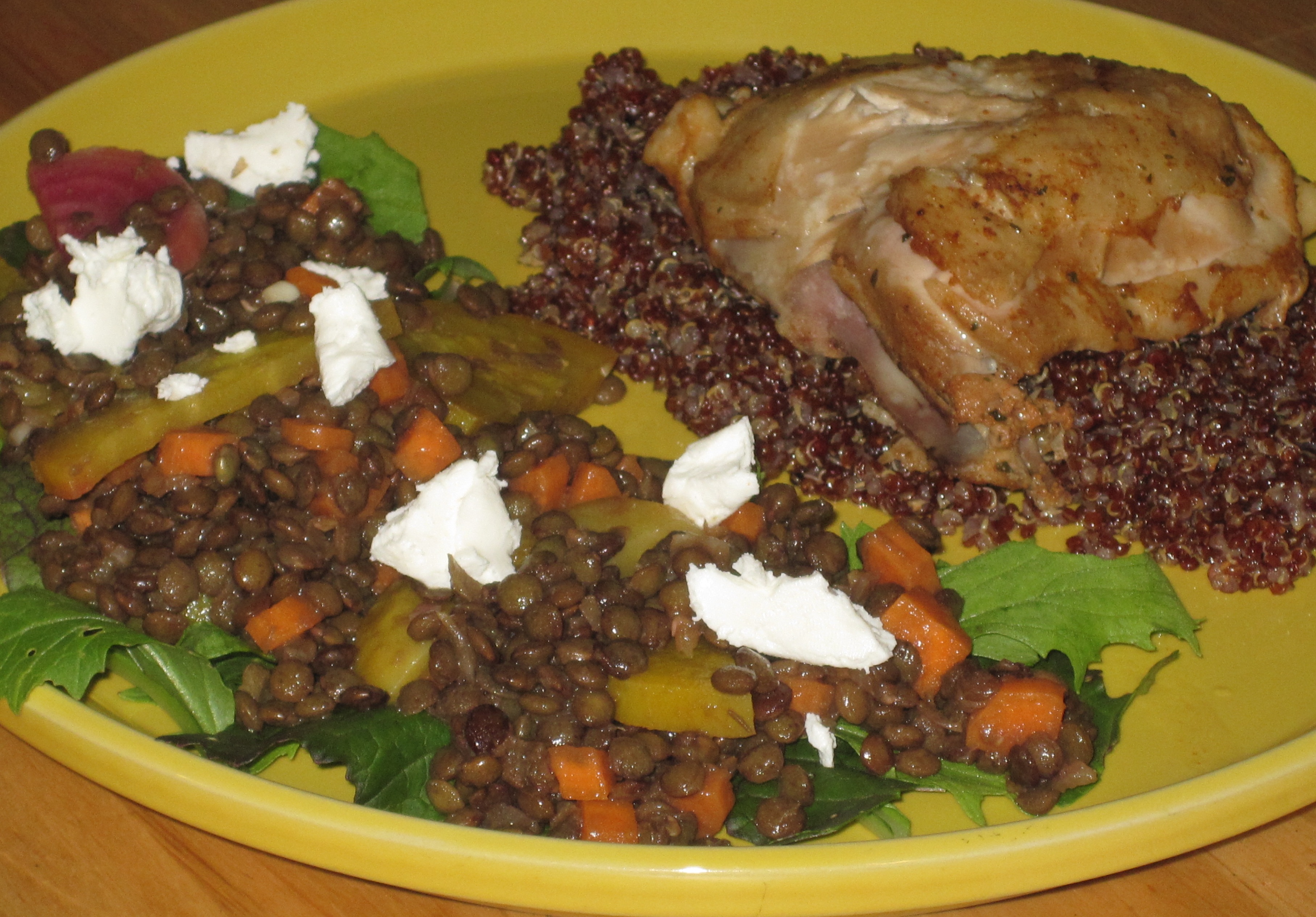 Lentil Salad with Beets