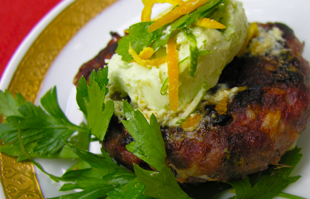 Burgers: ginger margarita style