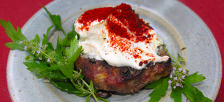 An easy Hungarian style burger