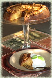 Apple-Almond Upside Down Cake