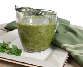 Hamburguesas Sudamericanas with Chimichurri