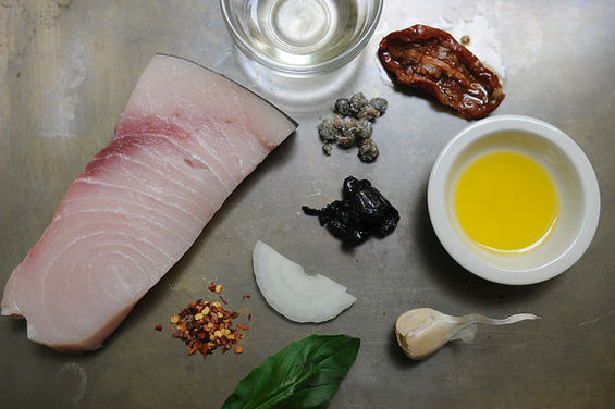 Sicilian-Style Swordfish