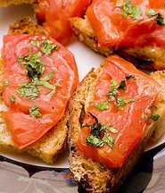 Heirloom Tomato Bruschetta