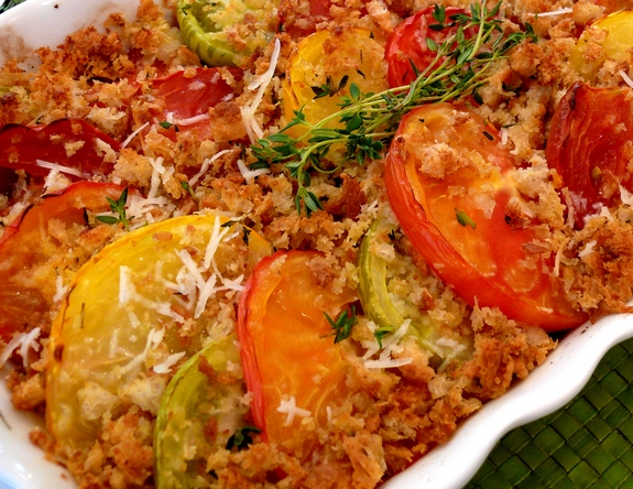Heirloom Tomato Gratin