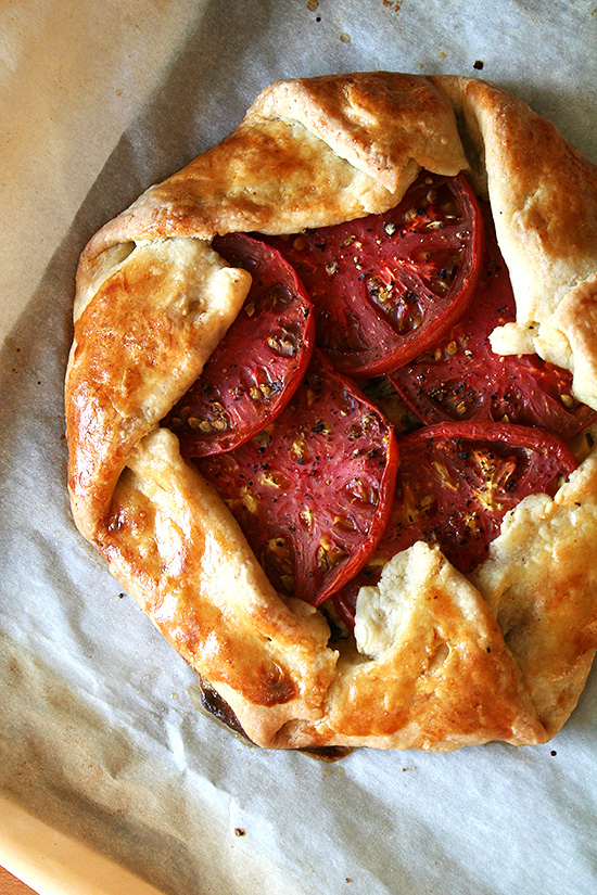 Tomato and Gruyere Cheese Galette