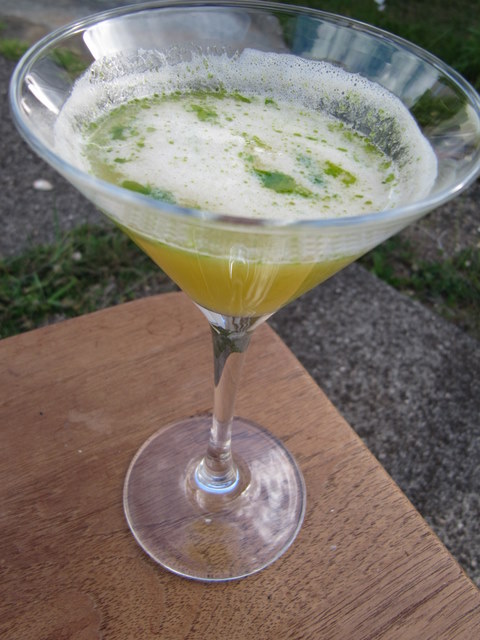 Lily’s Yellow Heirloom Tomato in a Glass 