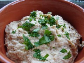 Smoked paprika baba ghanoush