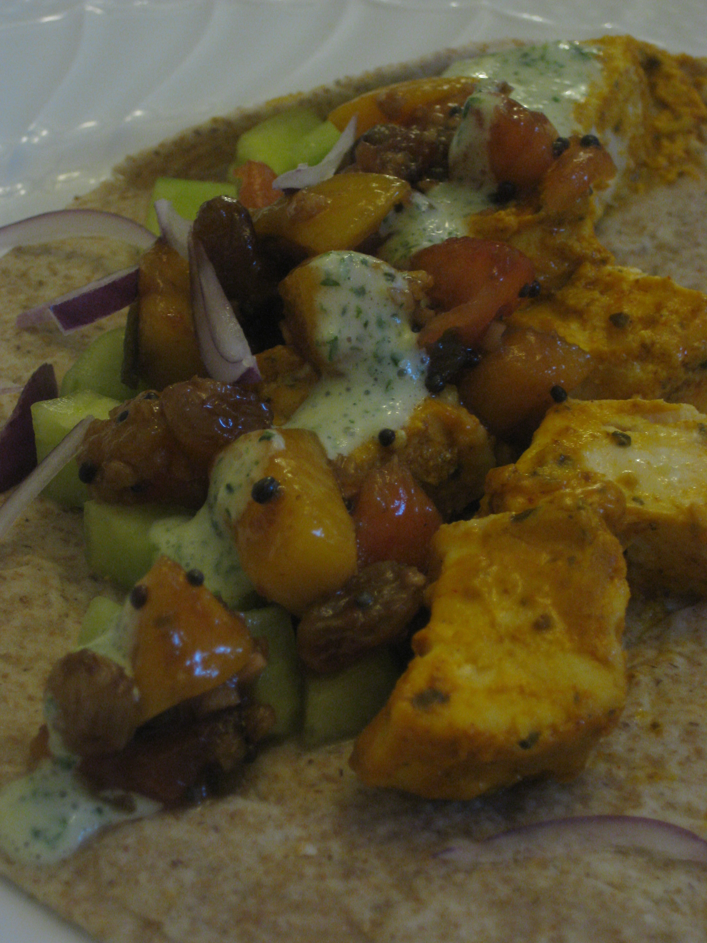 Tandoori Style Swordfish Tacos