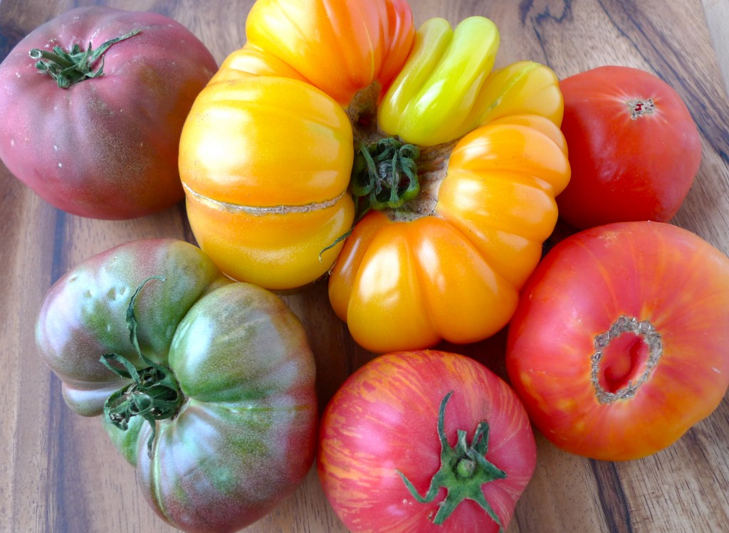 Heirloom Tomato and Summer Peach Salad