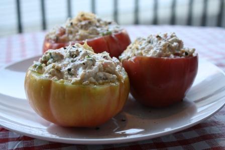 Fresh Summery Stuffed Tomatoes