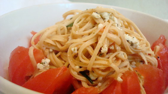 Stuffed Raw Heirloom Tomatoes