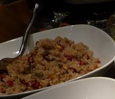 Burglar Salad with Pomegranate Seeds