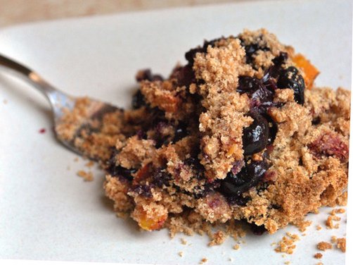 Blueberry Plum Crumble
