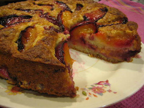 Late Summer Plum Cake