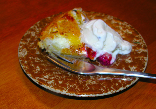 Rustic Yellow Sugar Plum Cake with Almonds and Brandy (gluten free)