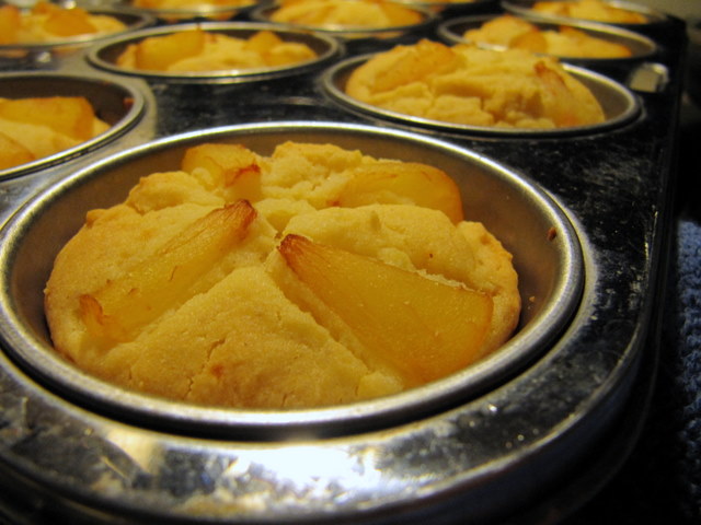 Plum Butter Almond Mochi Cake