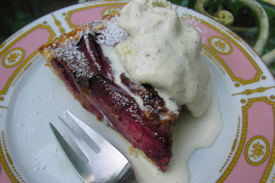 Dancing with Sugar Plums: visions for a golden plum cake from  dreamland