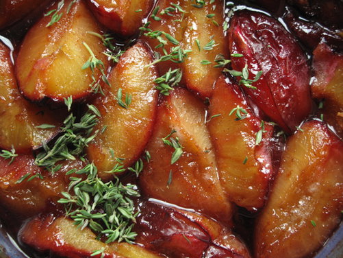 Spiced Plum Cheese Round