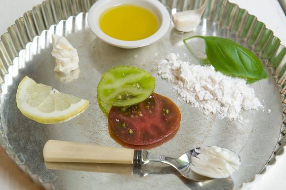 Heirloom Tomato and Lemon Mascarpone Tart