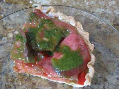 Heirloom Tomato and Lemon Mascarpone Tart