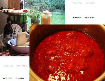 "Da Meat a Ball" - as Grandma Angelo would say...