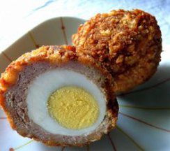 Scotch Egged Turkey Meat Balls