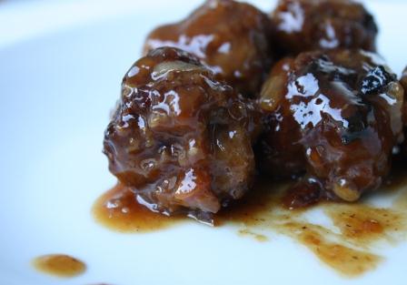 Spicy Sweet Meatballs