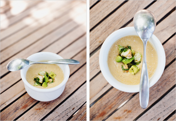 Summer Corn Soup with Shrimp