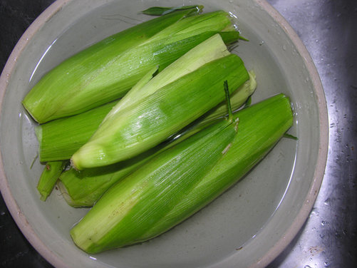 anatomy of a grilled corn salad