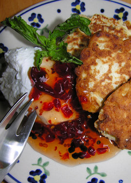 Rustic grilled corn frybread 